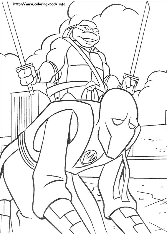 Teenage Mutant Ninja Turtles coloring picture